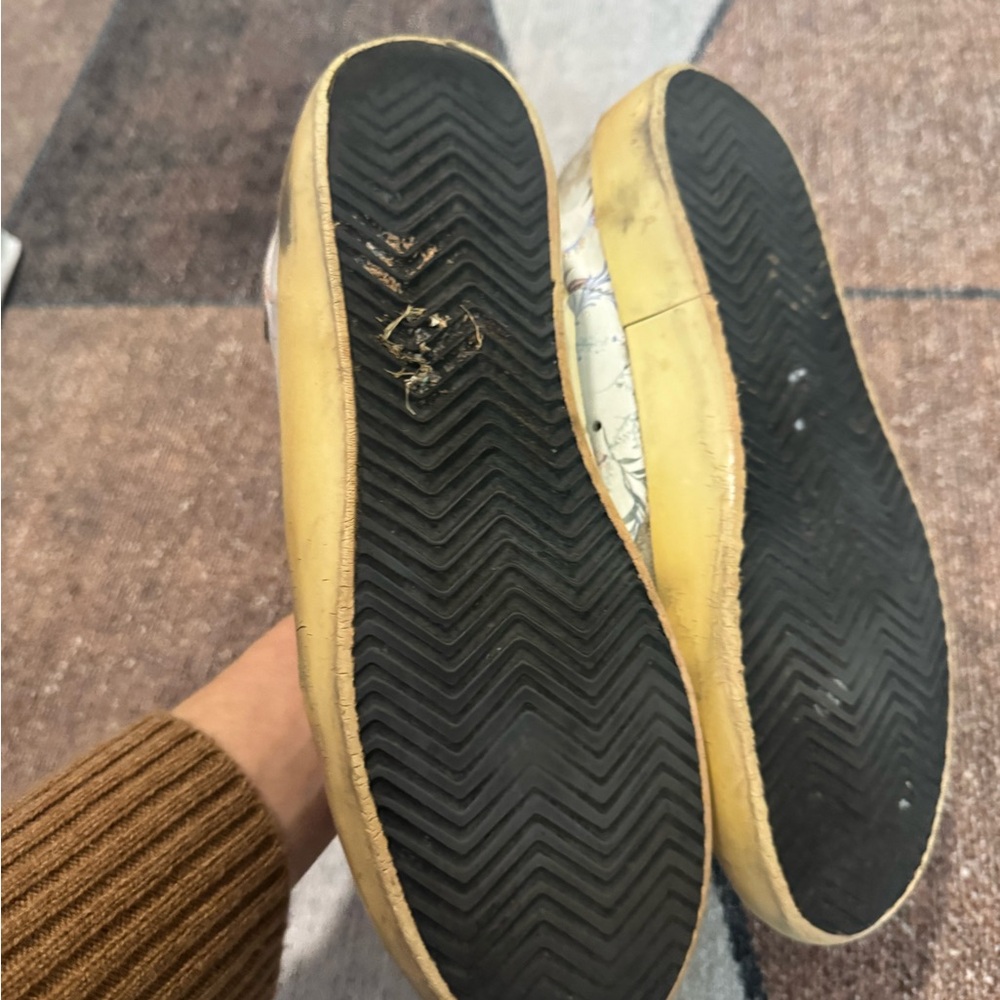 Golden Goose Super-star distressed leather sneakers 39 - Picture 5 of 8